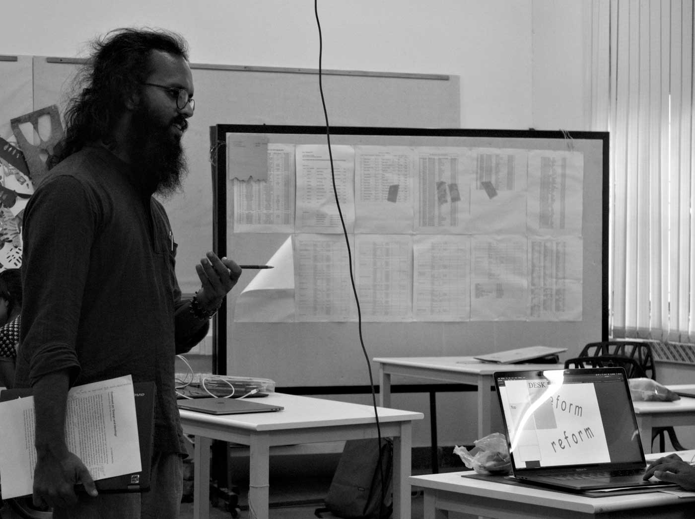 Teaching a Visual Communication Class at NID, Vijayawada